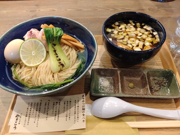 「特製昆布水つけ麺大盛」@つけ麺 らぁ麺 やまこうの写真