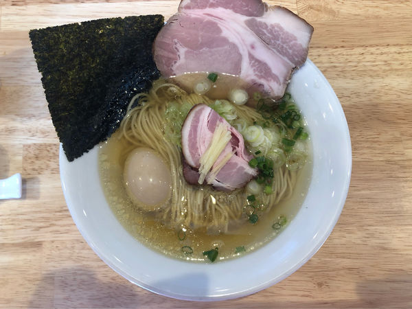 「上湯塩そば＋味玉」@中華そば ひしおの写真