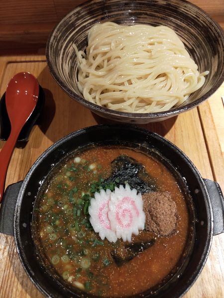 「めんたい煮込みつけ麺」@元祖めんたい煮こみつけ麺の写真