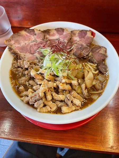 「肉ラーメン(中盛・1辛)」@麺屋 あんからの写真