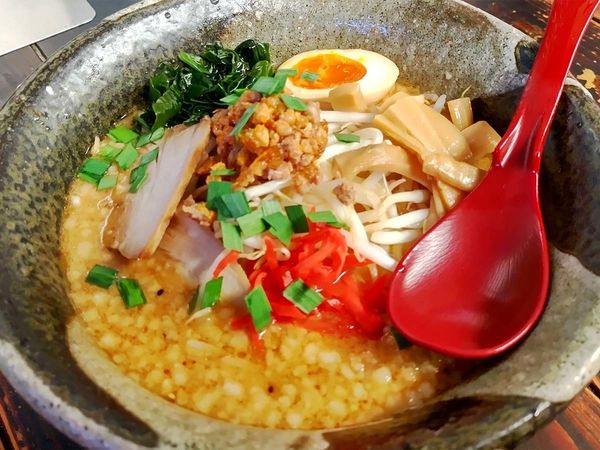 「ダブル背脂濃厚味噌ラーメン」@まるとく本店の写真