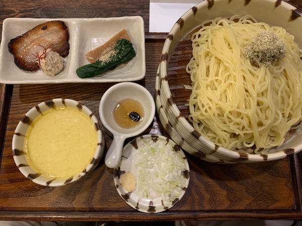 「熟成塩つけそば」@焙煎汐蕎麦処 金字塔の写真