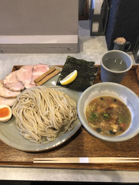 「特製つけ麺清濁1150円」@Homemade Ramen 青麦の写真