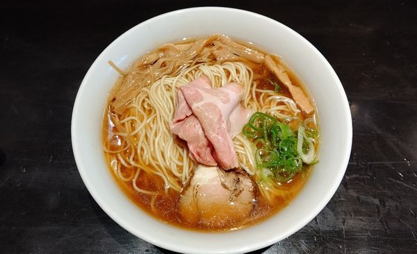 「煮干し中華そば 790円+大盛 110円」@らーめん ちゃん亭の写真