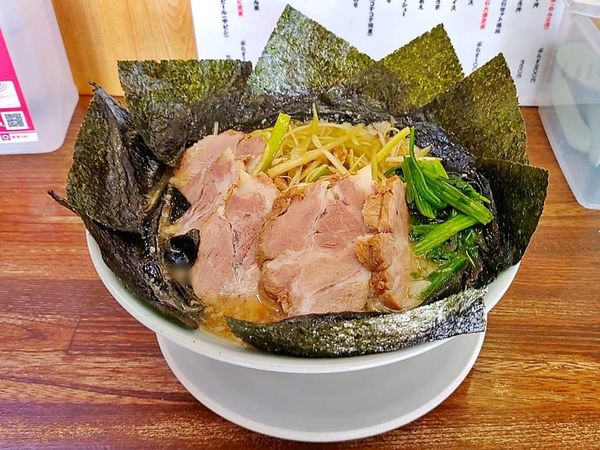 「ネギチャーシューメン 海苔増」@ラーメンショップ 厚木店の写真