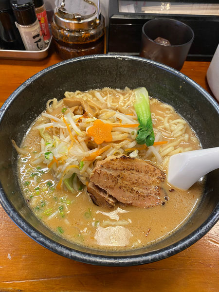 「味噌ラーメン」@麺食堂 一真亭の写真