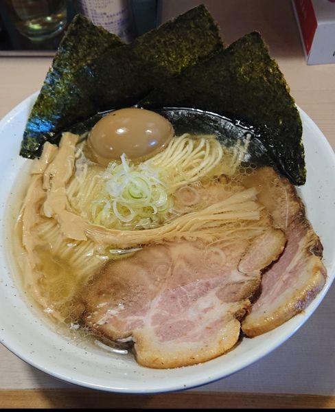 「まるわらーめん 塩」@上州地鶏らーめん まるわの写真