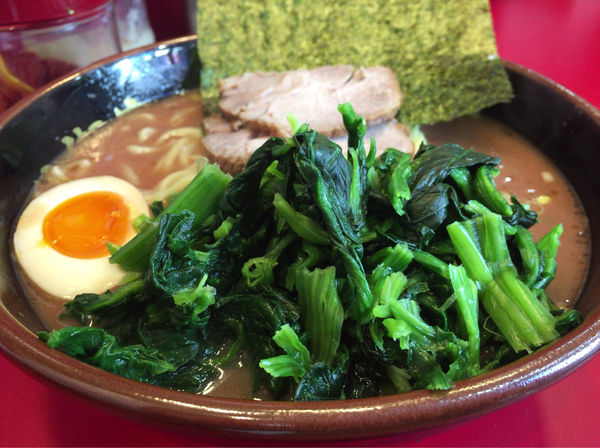 「ラーメン＋青菜増し」@杉田家 千葉祐光店の写真