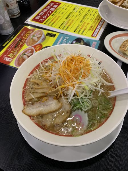 「喜伝ラーメン（こってり）＋ネギ×3」@幸楽苑 野田堤台店の写真