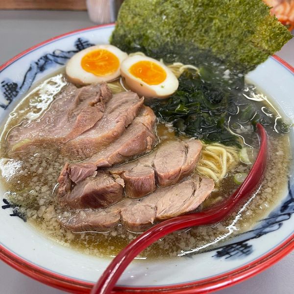 「チャーシュー麺＋煮卵」@ラーメンショップ 122号騎西店の写真