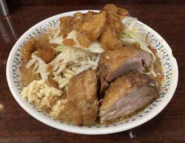 「小ラーメン＋つけ味」@ラーメン二郎 めじろ台店の写真