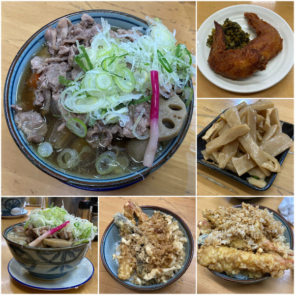 「【限定 睦月】俺の根菜けんちん岩手鴨しゃぶ乗せ小天丼セットB」@MENYA 食い味の道有楽の写真