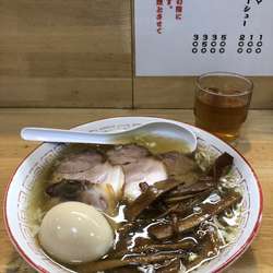 中華そば中、玉子、シナチク、チャーシュー