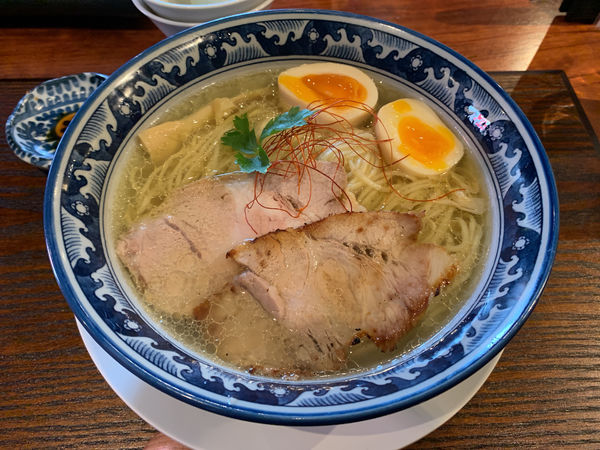 「鶏ガラ塩ラーメン」@麺処 山一の写真
