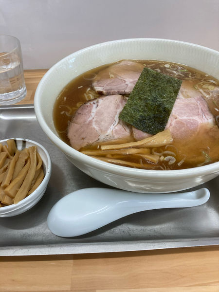 「チャーシュー麺　メンマ」@田無大勝軒の写真