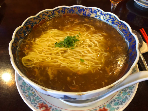 「フカヒレ高級つゆそば（大）2970円」@天祥 中野店の写真