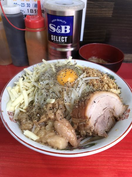 「限定　汁なし　950円」@鷹の目 川口店の写真