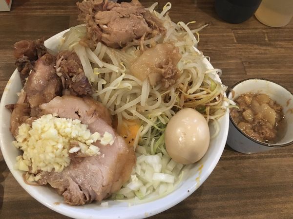 「汁なし小　900円」@男気らーめん アカギの写真
