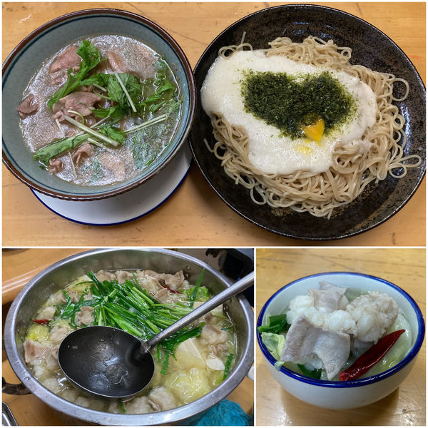 「【限定 皐月】青湯鴨つけ(S) 鴨＆とろろ共にダブル」@MENYA 食い味の道有楽の写真