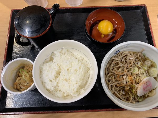 「朝定食 410円」@そばいち IKE麺KITCHEN池袋店の写真
