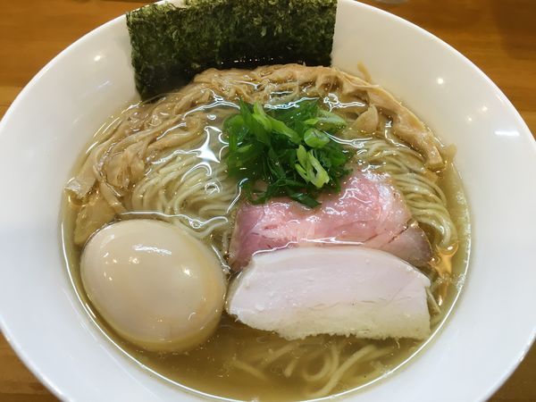 「地鶏そば（塩）」@麺屋 謝の写真