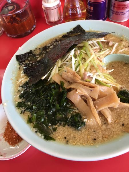 「ネギみそラーメン　810円　辛味スパイス　80円」@ラーメンショップ 太田店の写真