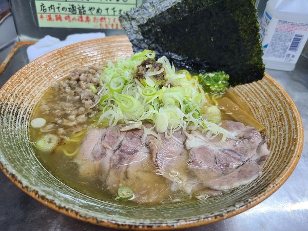 「カマス出汁　俺の中華そば」@覆麺 智の写真