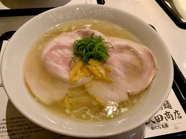「飯田商店 しおらぁ麺」@らあめん花月嵐 三島店の写真