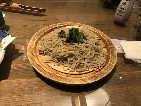 「葉わさびそば」@かみやまの写真