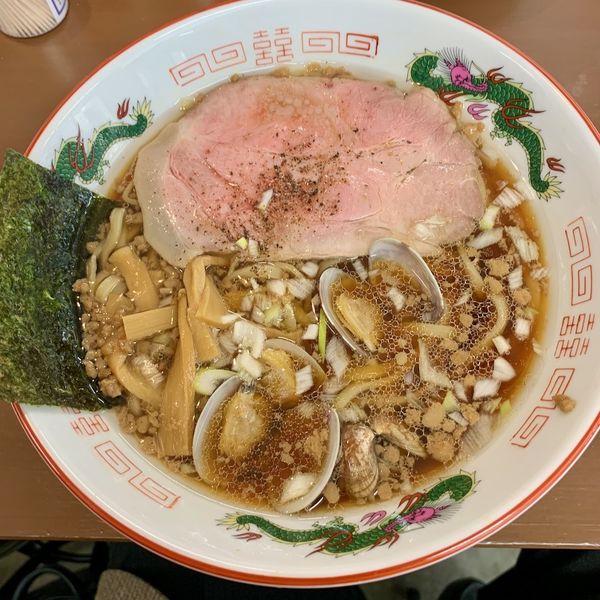 中華そば+メンチカツ+チャーシューエッグ