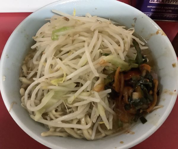 「ラーメン　+ 辛ニラ」@ラーメン二郎 中山駅前店の写真