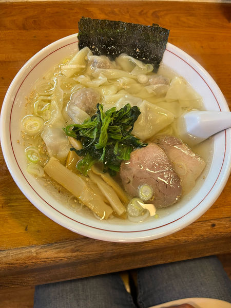 「塩味ワンタンメン 800円」@佐野ラーメン たかのの写真
