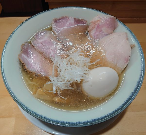 「特製中華そば(塩、1100円)」@中華そば 一清の写真