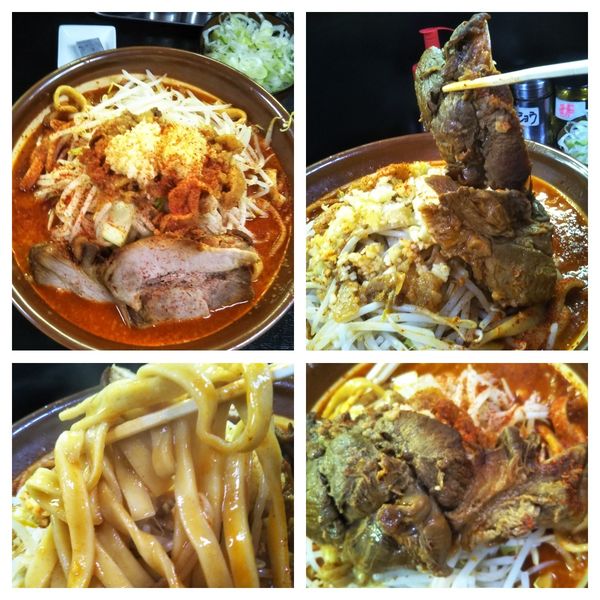 「魚火麺5辛➕味噌➕麺増し✖️3➕バター」@僕との麺の写真