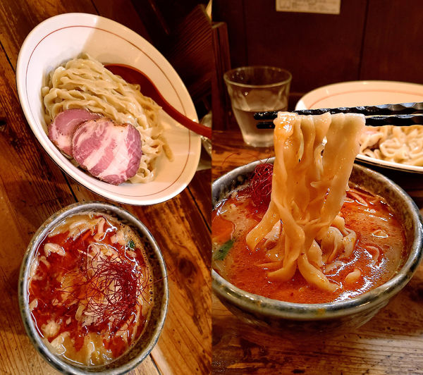 「『辛みそつけ麺 大(¥900)』」@東京味噌らーめん 鶉の写真
