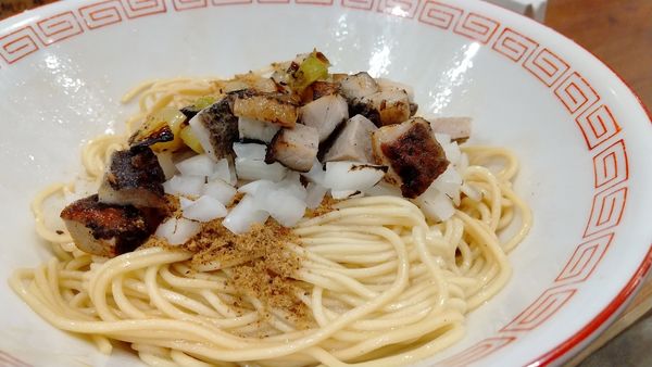 「#和え麺 #200円」@炭火焼濃厚中華そば 奥倫道の写真