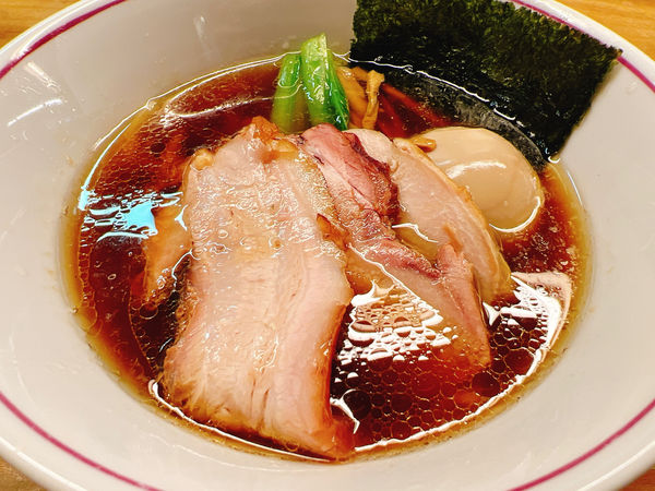 「味玉中華そば」@白河手打中華そば  一番いちばんの写真