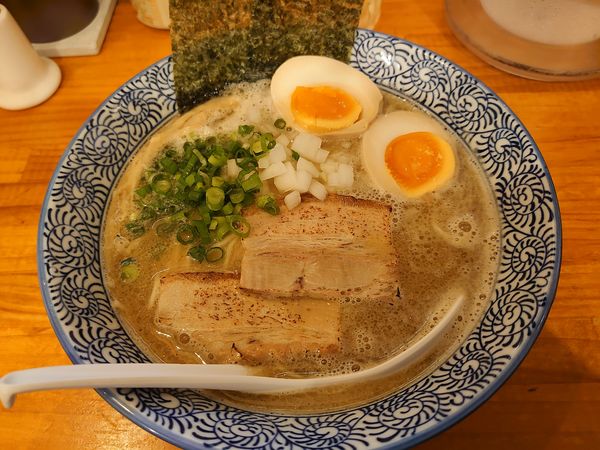 「味玉濃厚煮干しそば」@麺屋 徳星の写真