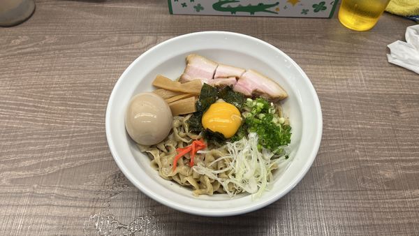 「ド煮干しまぜそば味玉」@東大和ラーメン大冬樹Season2の写真