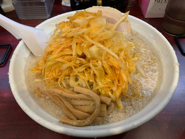 「辛ねぎらーめん」@こってりらーめん なりたけ TOKYOの写真