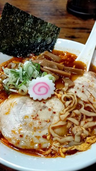 「辛卵ときラーメン」@麺屋さのいちの写真