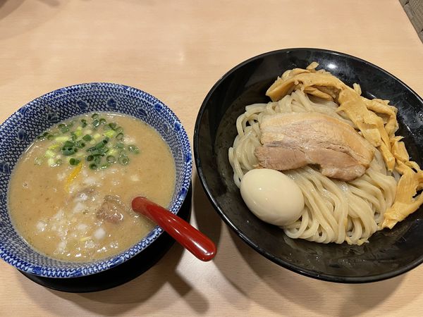 「鶏白湯つけ麺(塩)＋全部乗せ」@麺堂 稲葉 Kuki styleの写真