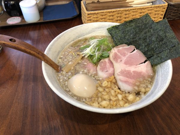 「特製背脂いりこそば」@讃岐ラーメン 香麦の写真