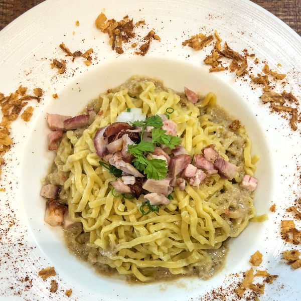 「替玉グリーンカリー350円」@つくばらーめん 鬼者語 -オニモノガタリ-の写真