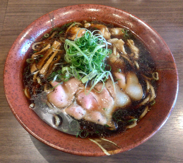 「鶏ハラミ中華そば（1000円）」@岡ほしの写真