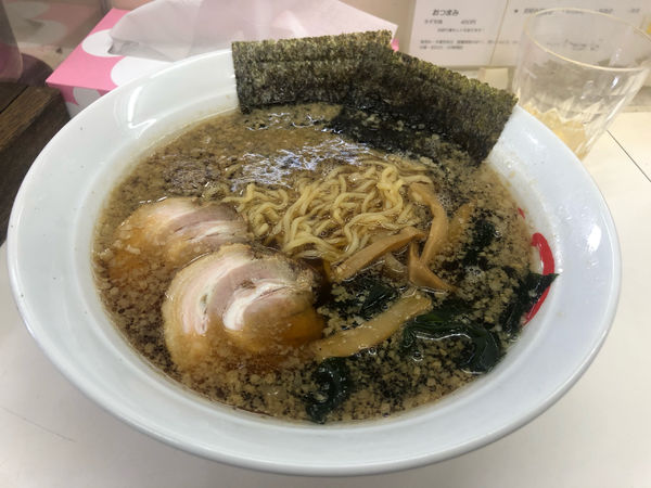 「ラーメン 750円＋大盛100円」@三五八式の写真