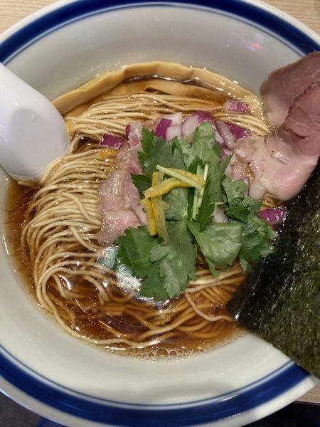 「あご煮干しそば」@中華そば 竹むらの写真