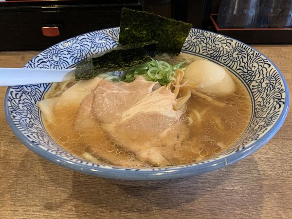 「濃厚鷄白湯そば　〜貝出汁合わせ〜　塩+味たま」@中華そば みつきの写真