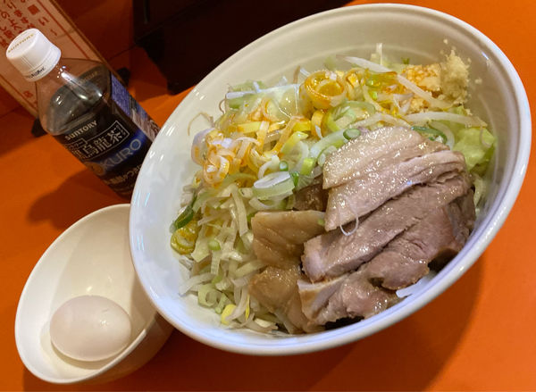 「油そば醤油(野菜ニンニクネギラー油)」@ちばからの写真