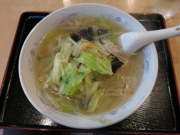 「タンメン(塩味）：660円」@中華料理 明華の写真